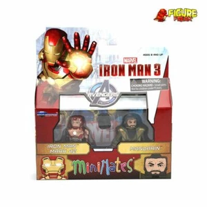 Marvel Minimates Series 49 Iron Man 3 Movie Mark 42 Iron Man & Mandarin - Picture 1 of 3