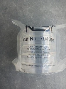 NEST #704004 100 mm Cell Culture dish 5 piece NEW surplus - Picture 1 of 4