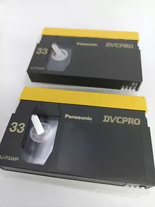 2x Panasonic DVCPRO AJ-P33MP Digital Video Camcorder Kassetten NEU - Bild 1 von 3