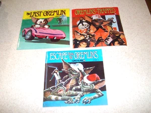 Vintage Gremlins Stripe Gizmo Story Book 3, 4 & 5 33rpm Record 1984 New Sealed - Picture 1 of 6