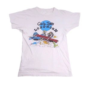 Camisa punk Circle Jerks Longhorn 1986 vintage años 80 puntada única Otis & Biscuits - Imagen 1 de 8