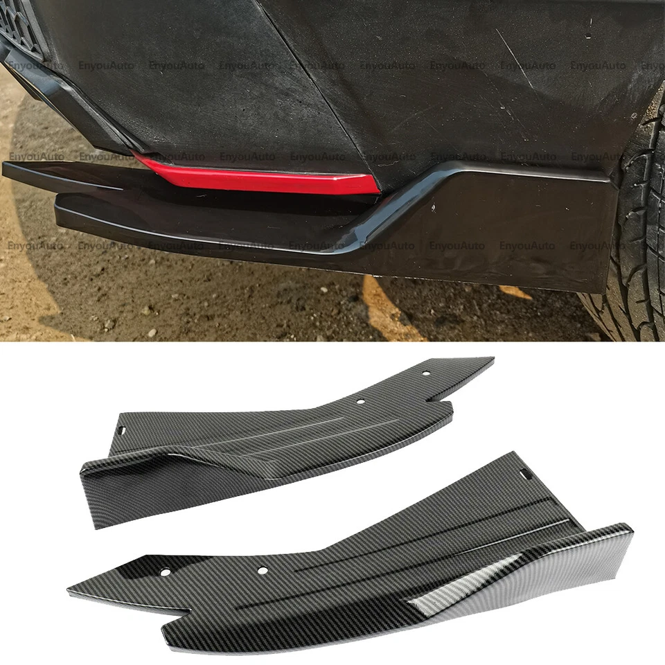 Difusor divisor alerón labio parachoques trasero fibra de carbono para Mazda Mx-5 miata Foto 1 de 4