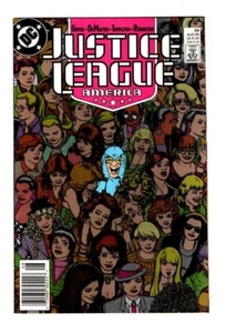 JUSTICE LEAGUE OF AMERICA 29 (VF-7.5) 1989 ZEITUNGSSTAND VARIANTE / BLAUKÄFER CVR* - Bild 1 von 2