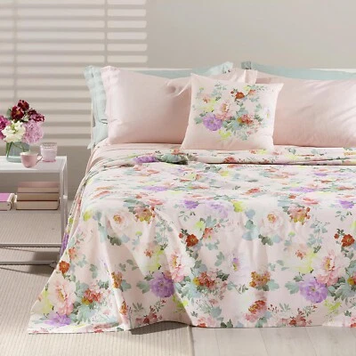 Copriletto Estivo Matrimoniale Caleffi in Cotone panama Art. Giardino 260x270 cm - Immagine 1 di 4