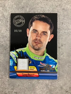 2012 Press Pass Ignite #IM-CM Casey Mears Race-Used Firesuit NASCAR - Image 1 of 2