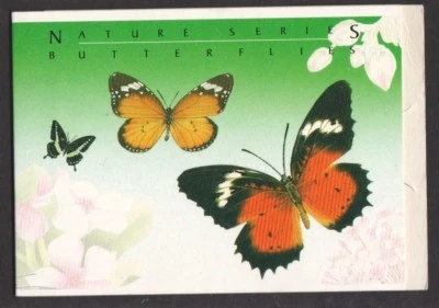 SINGAPORE 1993 CARE FOR NATURE SERIES BUTTERFLIES (PLAIN TIGER) BOOKLET MINT MNH - Image 1 of 4