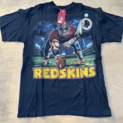 Camisa Deadstock Y2K Washington Redskins De Colección Fútbol Algodón Nuevo de Lote Antiguo RARA Foto 1 de 4