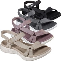 skechers go walk move quarter strap sandals