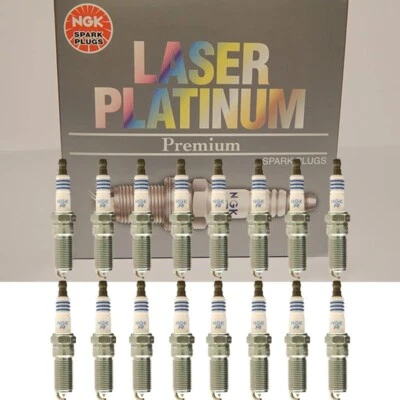 NGK Laser Platinum Spark Plug 16PCS for 2011-2022 Ford F-250 F-350 Super Duty V8 - Image 1 of 4