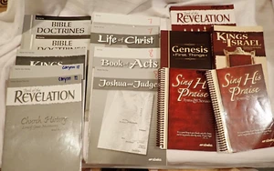 Abeka Bible Textbooks Quiz/Test Keys Exodus Genesis Kings of Israel Revelation - Imagen 1 de 18
