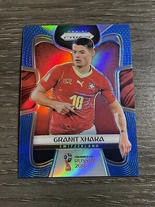 2018 Panini Prizm World Cup Soccer Blue Prizms #243 Granit Xhaka /199 - Picture 1 of 2