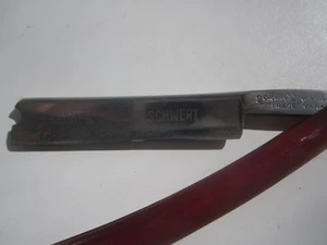Rasoio dritto magnetico 2 corone "KRONE & SCHWERT SOLINGEN" in CUSTODIA ORIGINALE - Foto 1 di 5