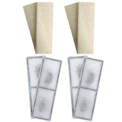 FINEST-FILTERS 4 x Compatible Fluval U3 Foam and PolyMax Cartridges Internal Filter Sponges