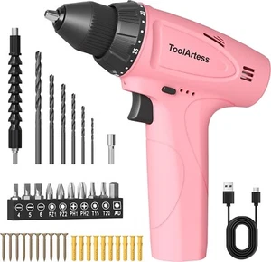 Brand New Unopened Cordless Drill Set 12V Electric Driver/Drill Bits with LED - Picture 1 of 7