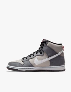 Size UK 11 - Nike SB Dunk High Pro, Medium Grey, Pink, Superdome - Picture 1 of 13