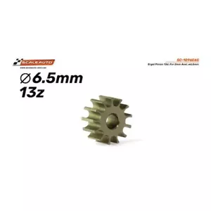Piñón Ergal Scaleauto SC-1096E65 13 dientes para eje de motor de 2 mm, ø6,5 mm (x1) - Imagen 1 de 1