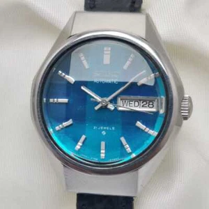 Seiko Automatic 2706-0250 Day/Date Blue Dial Vintage Damenuhr MUR222MKN3 - Bild 1 von 12
