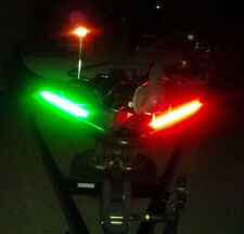2X Green Red Bow LED Submersible Navigation Light Stern Boat 12V Nav