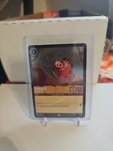 Disney Lorcana First Chapter-Pumba-Friendly Warthog-Foil #17/204 - Picture 1 of 2