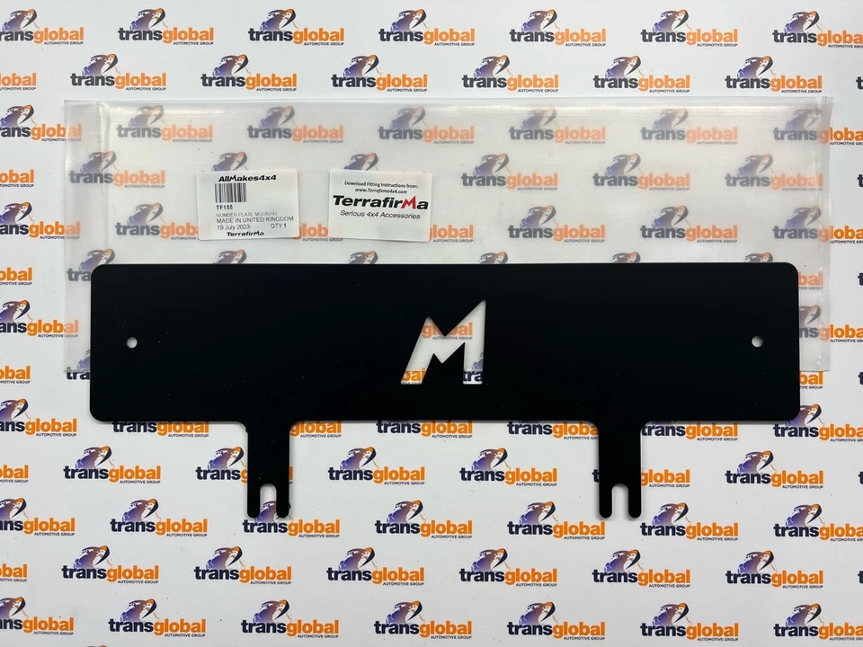 Winch Bumper Number Plate Mounting Plinth for Land Rover Defender Terrafirma - Image 1 of 1