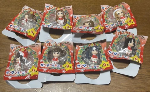 K-ON ! Goods Figure Christmas Santa Set Lot of 8 V0002 Cover