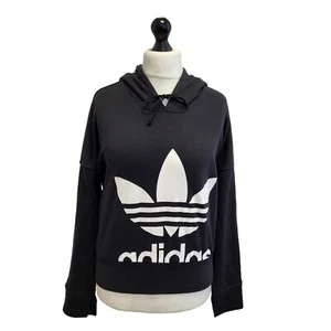 Adidas Oversize Sweatshirt Hoodie Schwarz Uk Damen Gr. XL ZZ91 - Bild 1 von 4