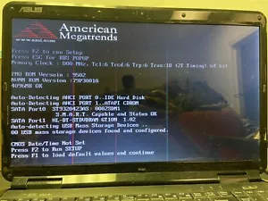 Asus K61IC Intel Core 2 Duo Processor 4 GB RAM NO HDD 15.6" *Parts - Picture 1 of 8