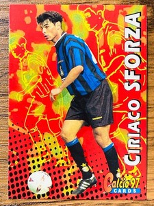 Free Shipping! Panini Card Calcio 1997 Serie A  #71 Ciriaco Sforza Inter MIlan 