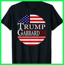 Donald Trump Tulsi Gabbard 2024 2D T-SHIRT Mother Day Gift All Over Print
