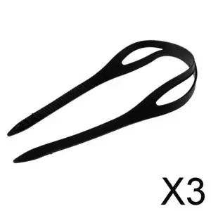 3X Silicone Swimming Goggles Strap Head Band Universal Fit Swim Glasses Eyewear - Picture 1 of 8