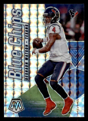 2020 Panini Mosaic Blue Chips Mosaic #11 Deshaun Watson - Image 1 of 2