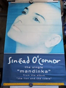 Vintage VERY RARE Sinead O'Connor "mandinka" Promotional Poster HUGE 39" X 58.5" - Picture 1 of 6