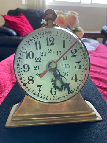 Desk Top  Paper Weight prop Watch - compass Nautical Decor; antique decor Cover