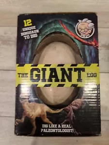 Dino Egg Dig Kit Dinosaur Eggs Jumbo Dino Egg with 12 Different Dinosaurs - Picture 1 of 3