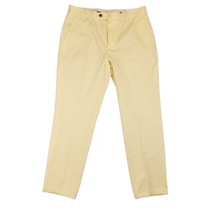 New! Brooks Brothers Lightweight Advantage Chino Dress Pants Mens 32x30 Yellow - Picture 1 of 7