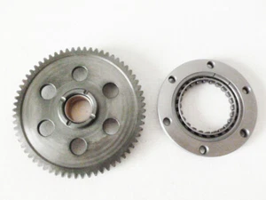 STARTER CLUTCH ONE WAY AND GEAR FIT YAMAHA YAMAHA Bruin YFM350 4wd 2004-2006 - Picture 1 of 2