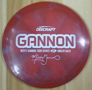 Discraft 2020 Missy Gannon Undertaker (Red, 174g) - Z Swirl Tour Series - Picture 1 of 5