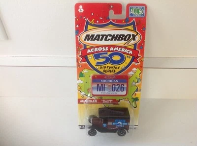 Matchbox Across America 50th Birthday Series Michigan Ford 1921 Model T  *NIB* - Image 1 of 3