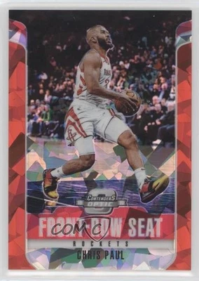 2018-19 Contenders Optic Front Row Seat Prizms Red Cracked Ice Chris Paul #4 x5u - Image 1 of 3