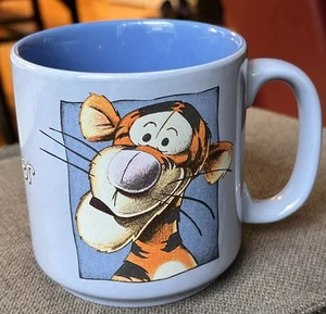 Disney Tigger Mug Portrait Ceramic Coffee Cup Blue Winnie Pooh Character - Picture 1 of 12
