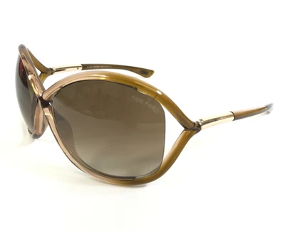 Tom Ford Sunglasses Whitney TF9 74F Transparent Brown Frames with Gradient Brown - Image 1 of 4