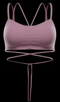 NWT Nike Sz XS Zenvy Strappy Wrap Light-Support Padded Sports Bra FV6508-523 New - Image 1 of 4