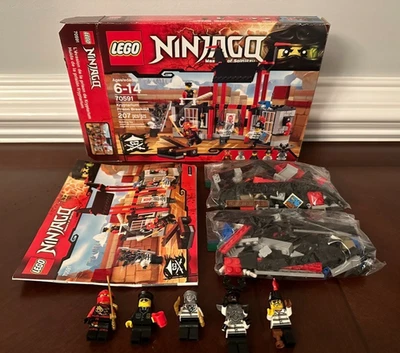 LEGO NINJAGO: Kryptarium Prison Breakout (70591) 100% Complete w/ Minifigs + Box - Image 1 of 4