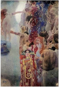 Arte Giclee Impreso Pintura al Óleo Gustav Klimt - Medicina Decoración del Hogar Lienzo - Imagen 1 de 1