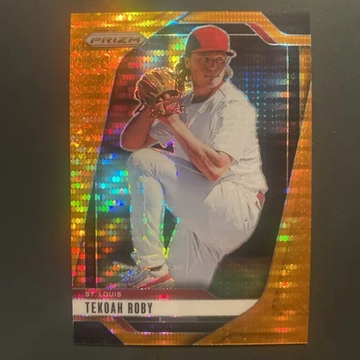 Tekoah Roby - 2025 Panini Prizm Orange Pulsar Prizm /399 #143 - Cardinals - Image 1 of 2