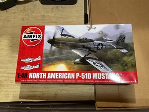 Airfix P-51D Mustang Modellbausatz Maßstab 1:48, Bausatz #A05131 - Bild 1 von 3