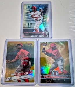 Bowman Jo Adell Lot (3) - 2 2018 Bowman's Best Gold #/50, 1st Bowman Refractor - Picture 1 of 1