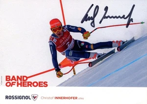 Alpiner Skirennfahrer Christof Innerhofer signierte Aktion - Bild 1 von 1