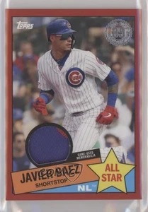 Topps 1985 Topps Baseball All-Stars Relics 2020 rojo/25 Javier Báez #85ASR-JB - Imagen 1 de 3