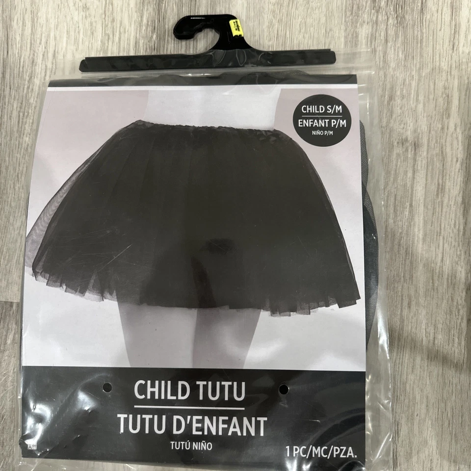 Tutú de vestir negro para niños talla S/M de bailarina Amscam NUEVO hasta talla 10 Foto 1 de 1